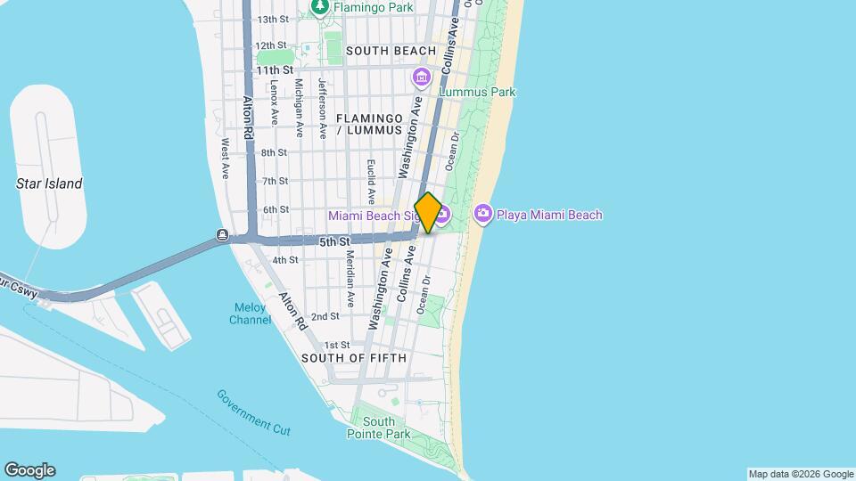 Ocean Five Map and Location Details