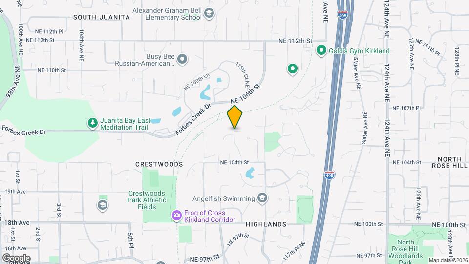 11404 NE 106th Ln Map and Location Details