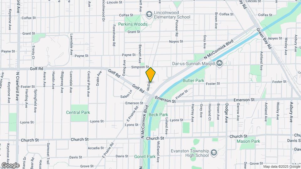 2001 McDaniel Ave Map and Location Details