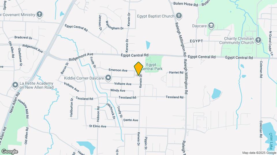 4203 Kerwin Dr Map and Location Details