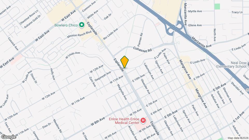 101 E Lindo Ave Map and Location Details