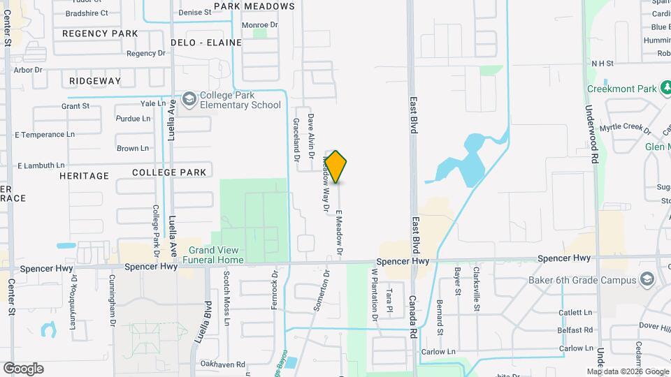 4606 E Meadow Dr Mapa y Detalles de la Ubicación