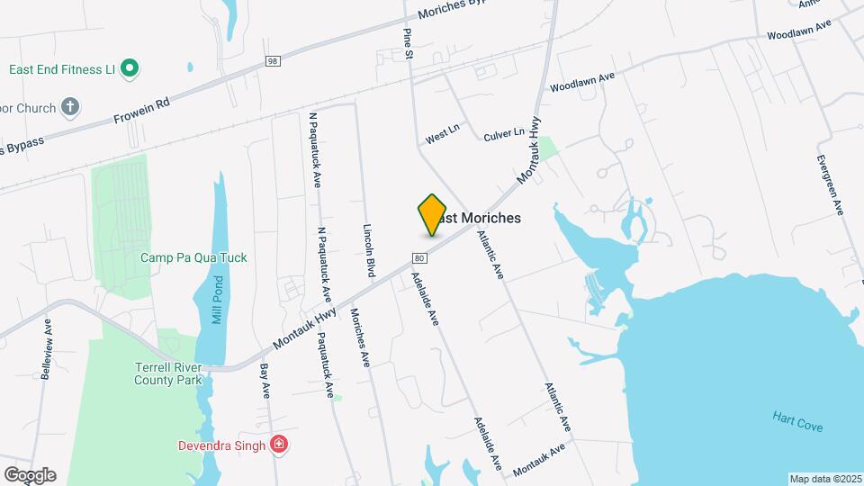 497 Montauk Hwy Map and Location Details