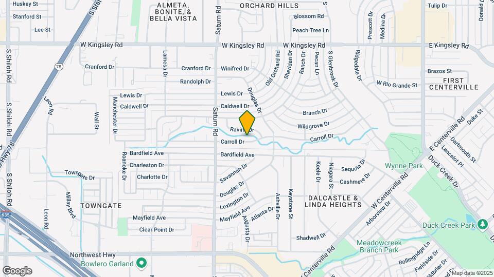 1213 Carroll Dr Map and Location Details