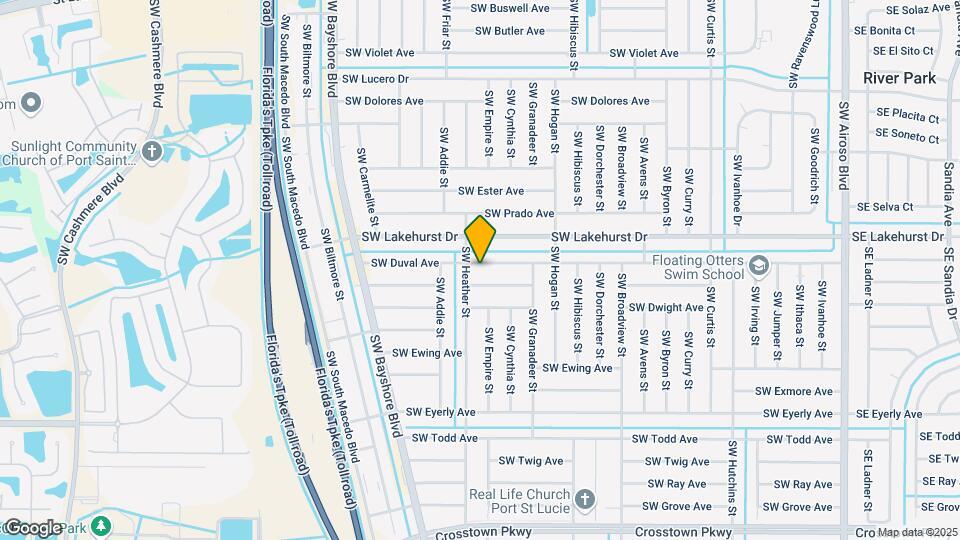 574 SW Duval Ave Map and Location Details