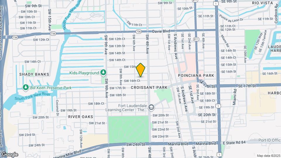 505 SW 16th Ct Map and Location Details