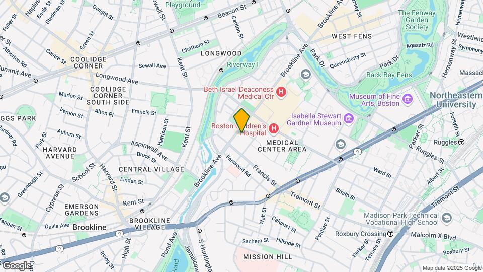 450 Brookline Ave, Unit 21 Map and Location Details