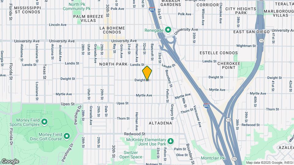 3583-3587 32nd St Mapa y Detalles de la Ubicación