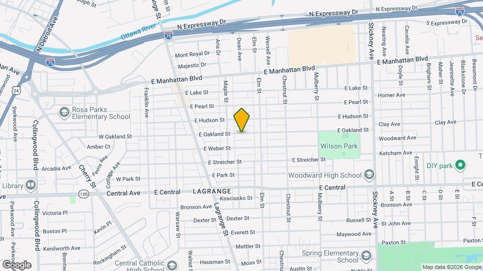 330 E Oakland St Map and Location Details