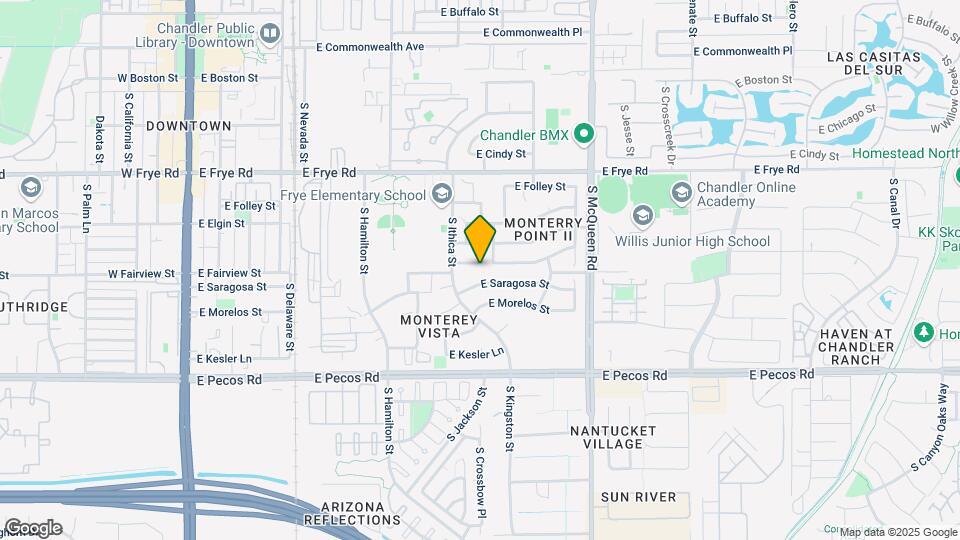 791 E Glenmere Dr Map and Location Details