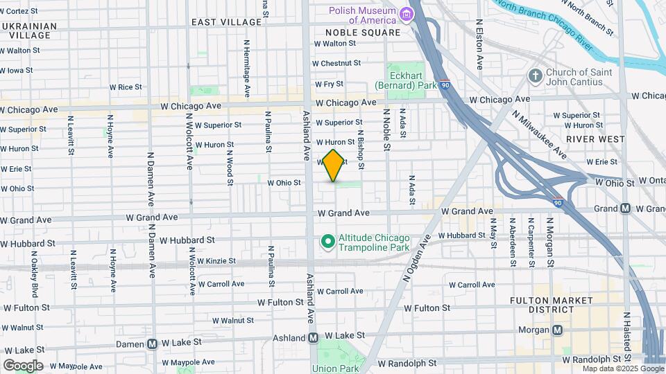 1501 W Ohio St Map and Location Details