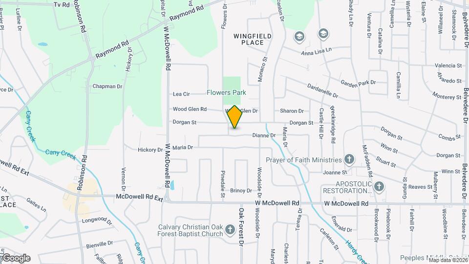 1554 Dianne Dr Map and Location Details