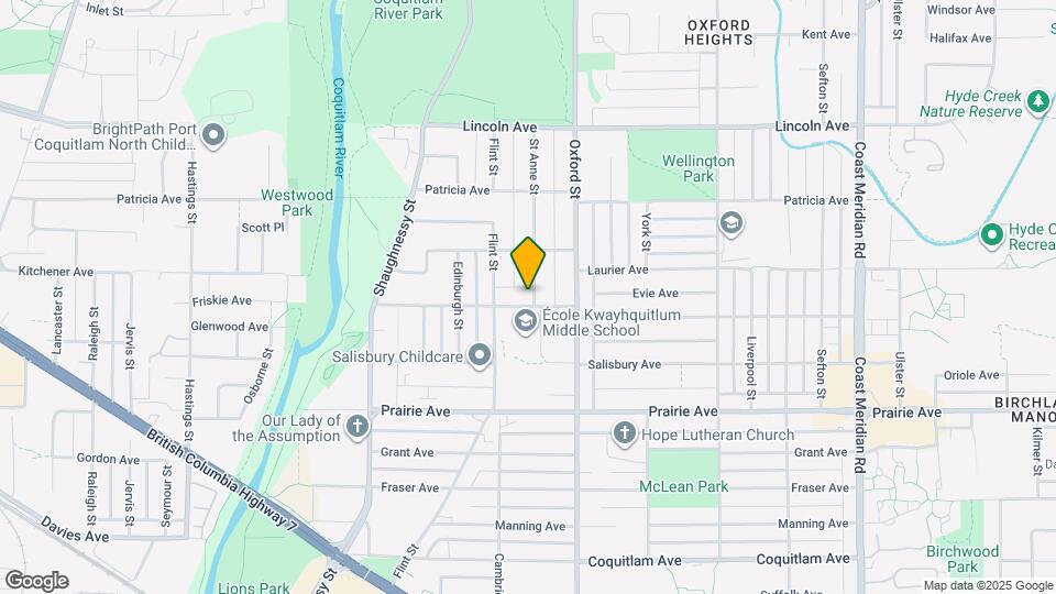 1967 Dorset Ave Map and Location Details