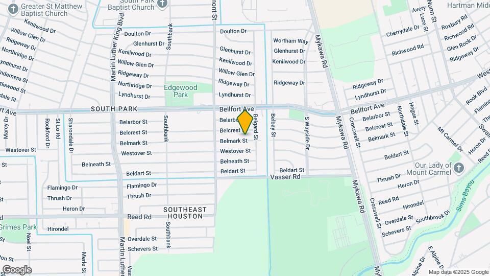 5951 Belmark St Map and Location Details