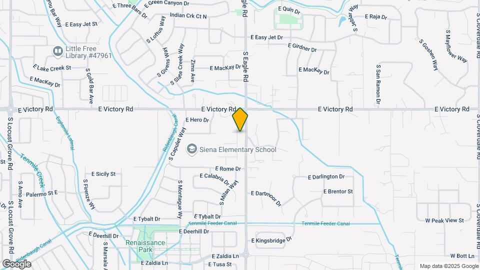 3412 S Milan Ave Map and Location Details