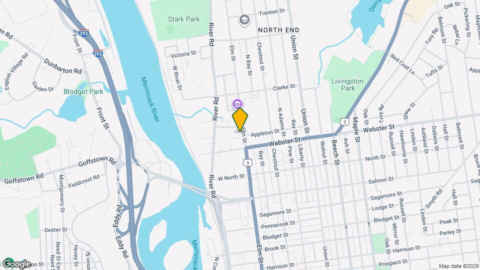 1934 Elm St Map and Location Details