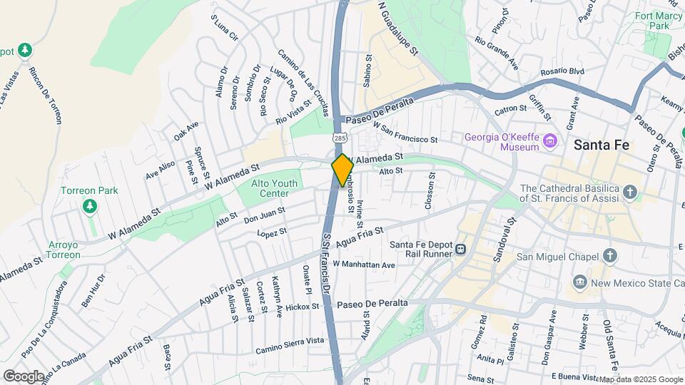 834 Dunlap St Map and Location Details