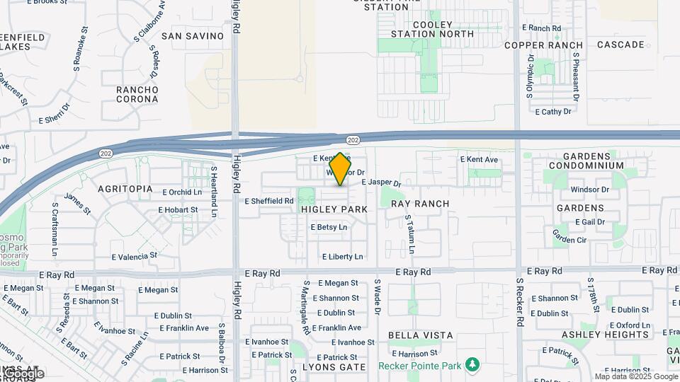 3489 E Jasper Dr Map and Location Details