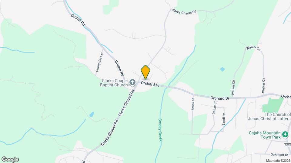 1842 Orchard Dr Map and Location Details