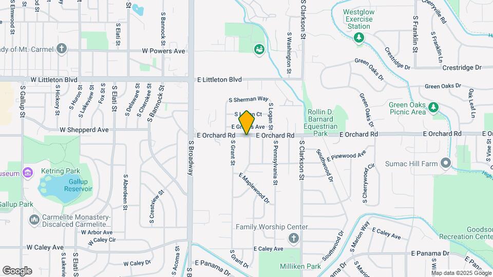 388 E Orchard Rd Map and Location Details