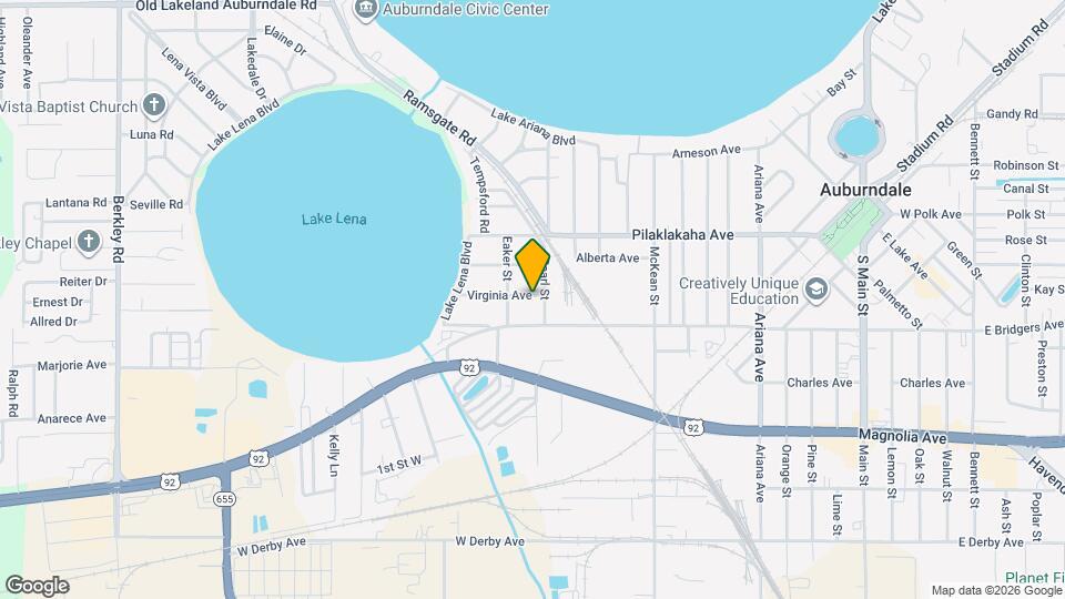 705 Virginia Ave Map and Location Details