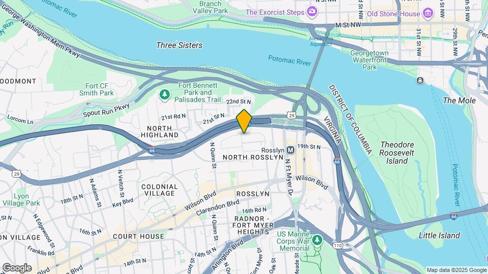 1596 N Colonial Terrace Map and Location Details