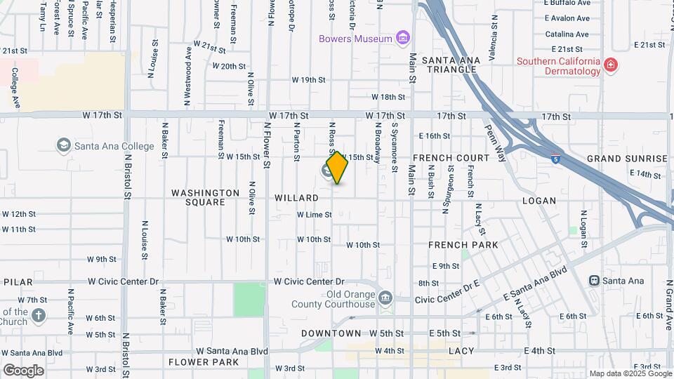 1311 N Ross St Map and Location Details