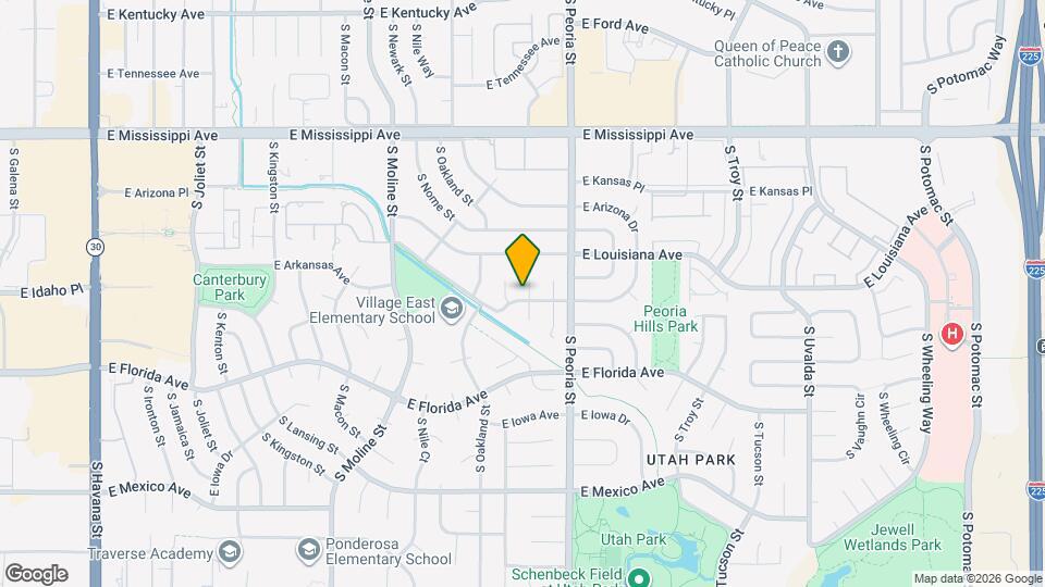 1399 S Paris Ct Map and Location Details