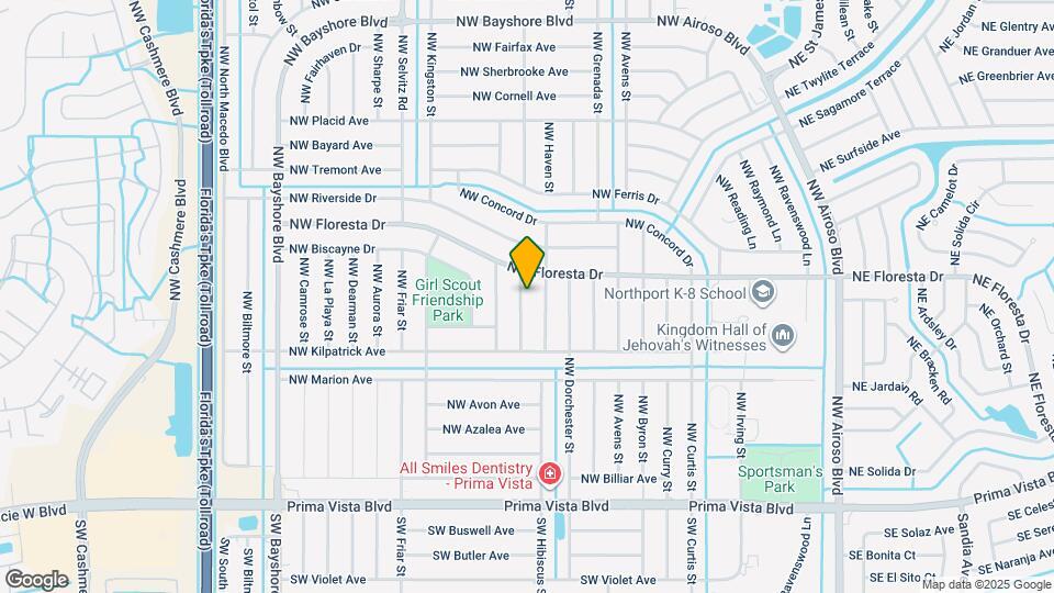 357 NW Hogan St Map and Location Details
