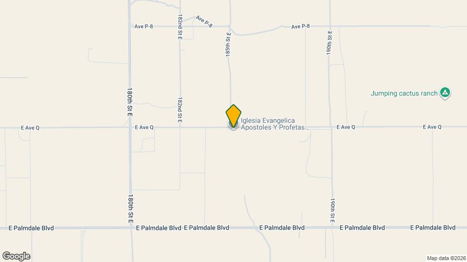 18512 E Ave Q Map and Location Details