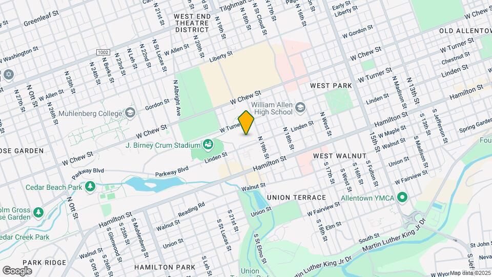1901 Linden St-Unit -Apartment 123 Map and Location Details