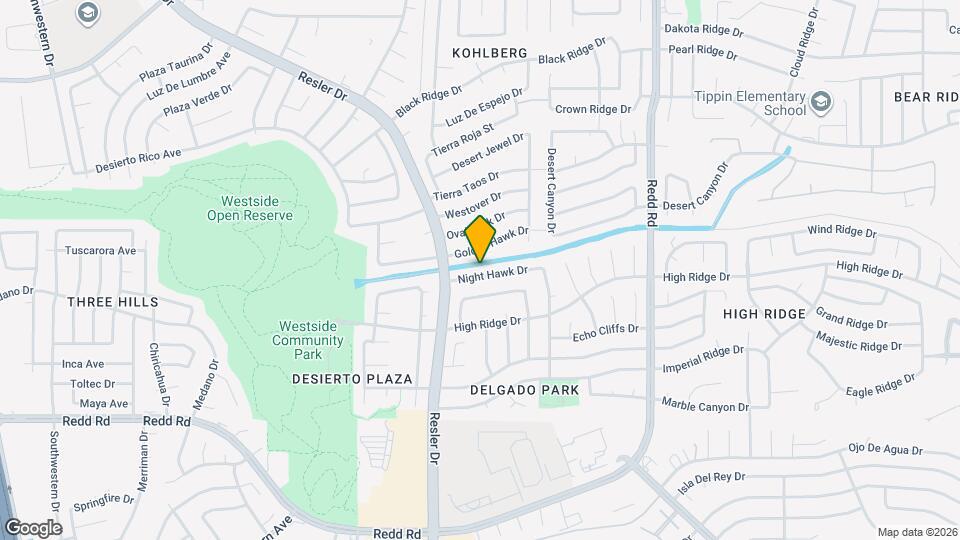 7205 Night Hawk Dr Map and Location Details
