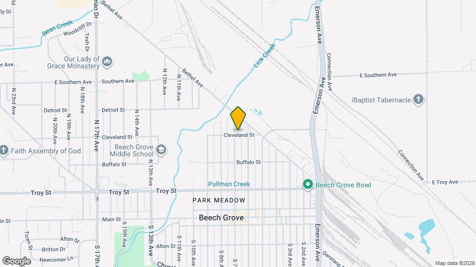 670 Cleveland St Map and Location Details