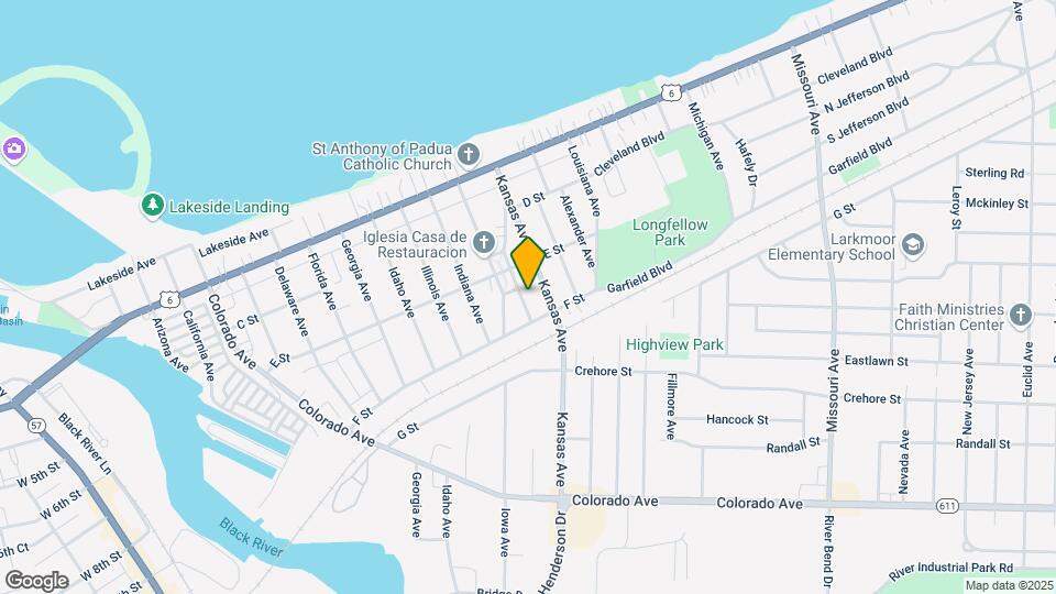 425 Augusta Ave Mapa y Detalles de la Ubicación