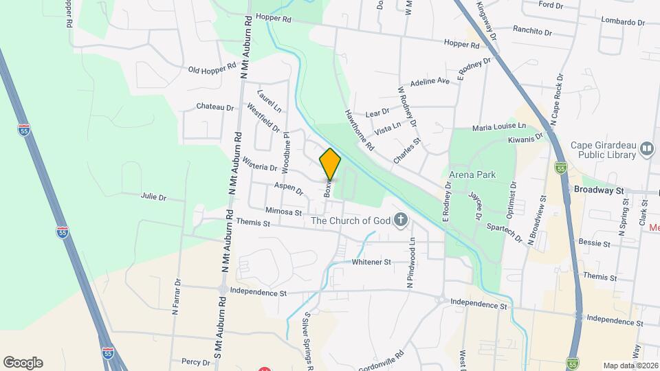 604 Boxwood Dr Map and Location Details