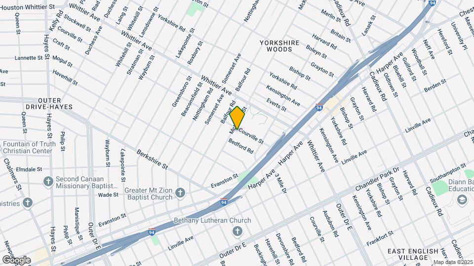 9421 Courville St Map and Location Details