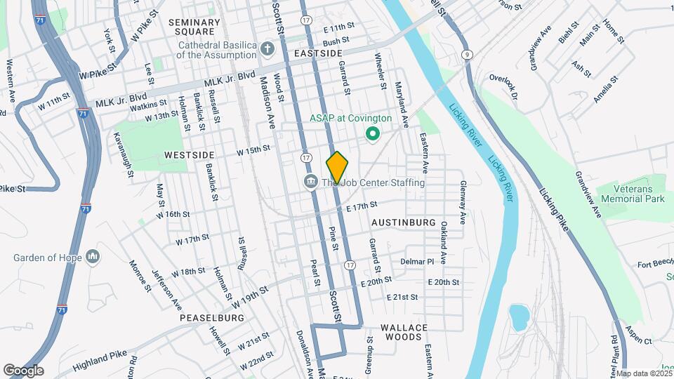 1604 Greenup St Map and Location Details