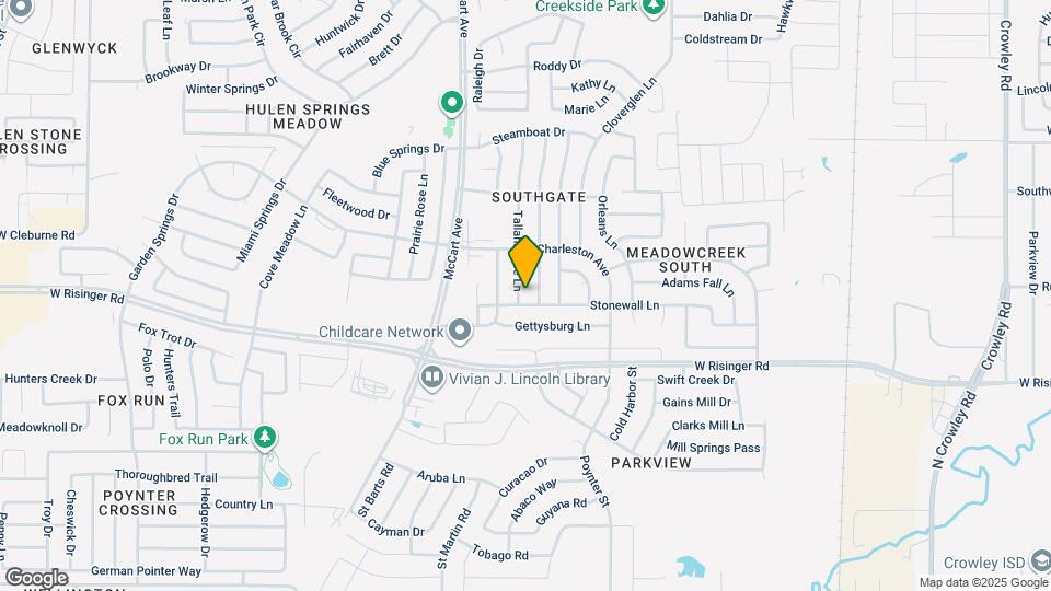 8533 Tallahassee Ln Mapa y Detalles de la Ubicación