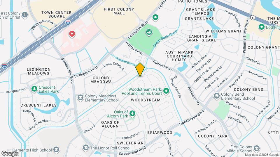 2015 Braesmeadow Ln Mapa y Detalles de la Ubicación