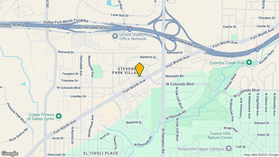Stevens Park Townhomes Map and Location Details