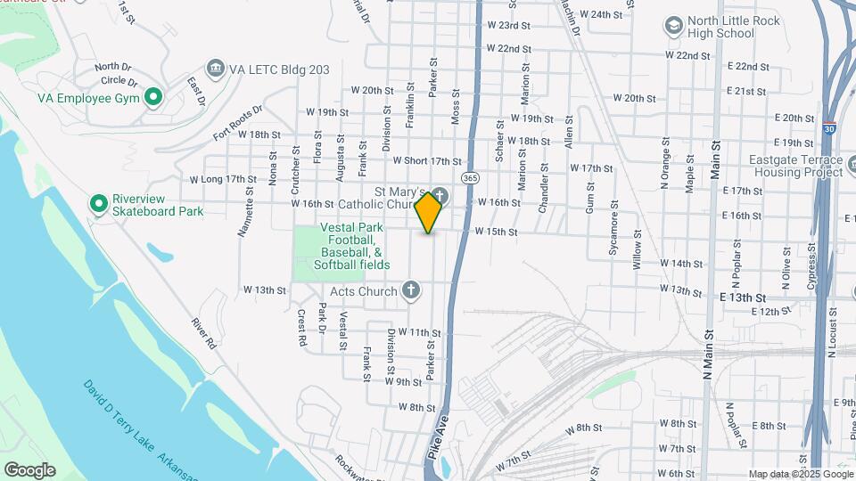 1411 Parker St Mapa y Detalles de la Ubicación