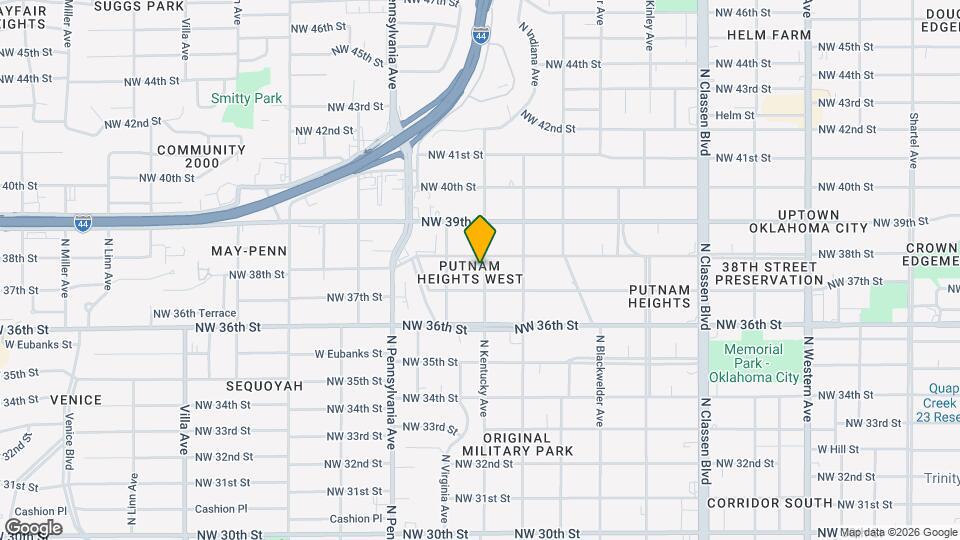 3815 N Kentucky Ave Map and Location Details