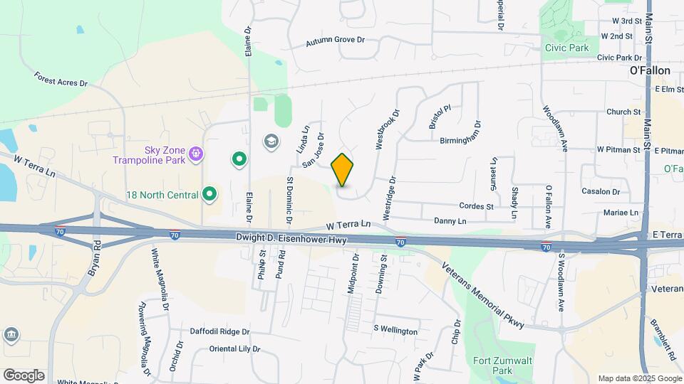 43 Westbrook Dr Map and Location Details