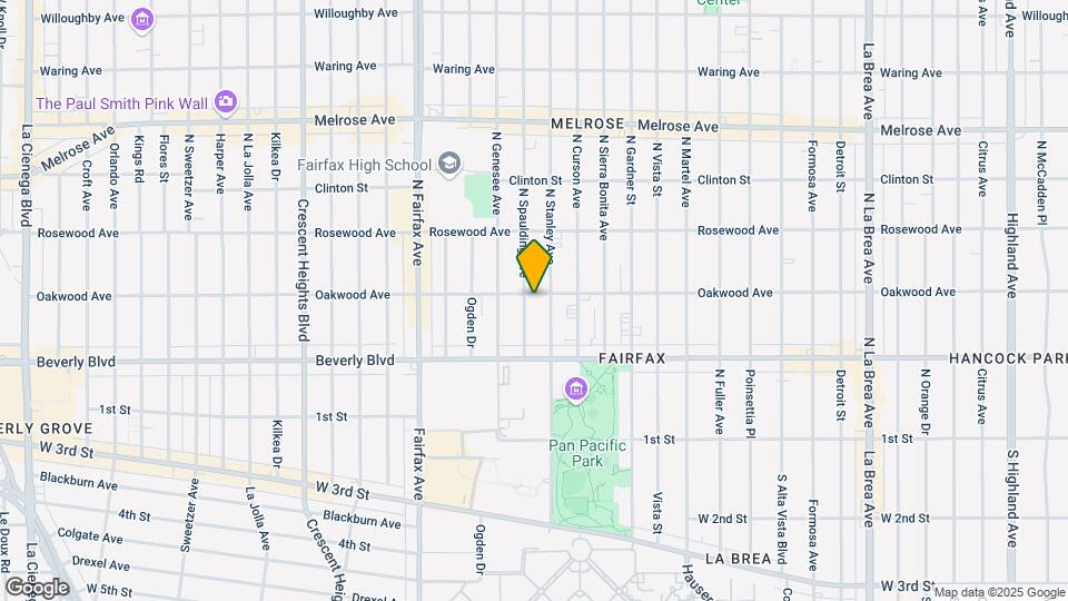 366 N Spaulding Ave Map and Location Details