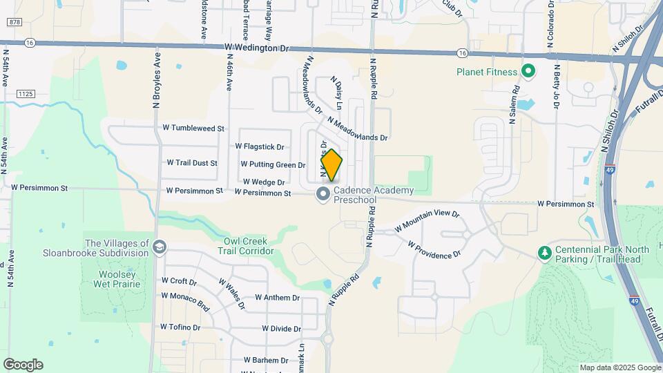 4165 W Marlowe Ln Map and Location Details