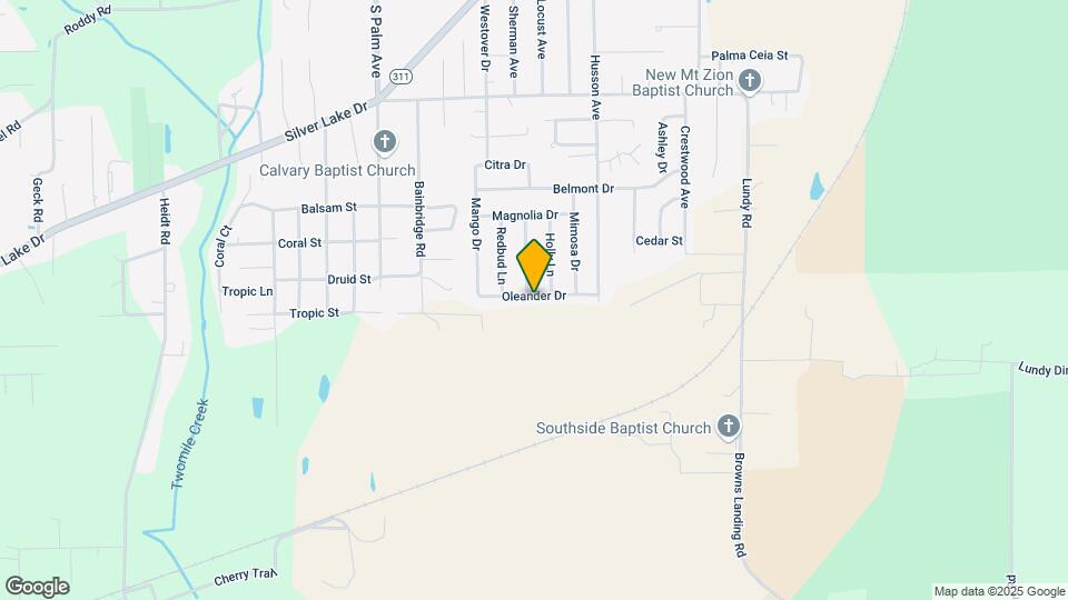 409 Oleander Dr Map and Location Details