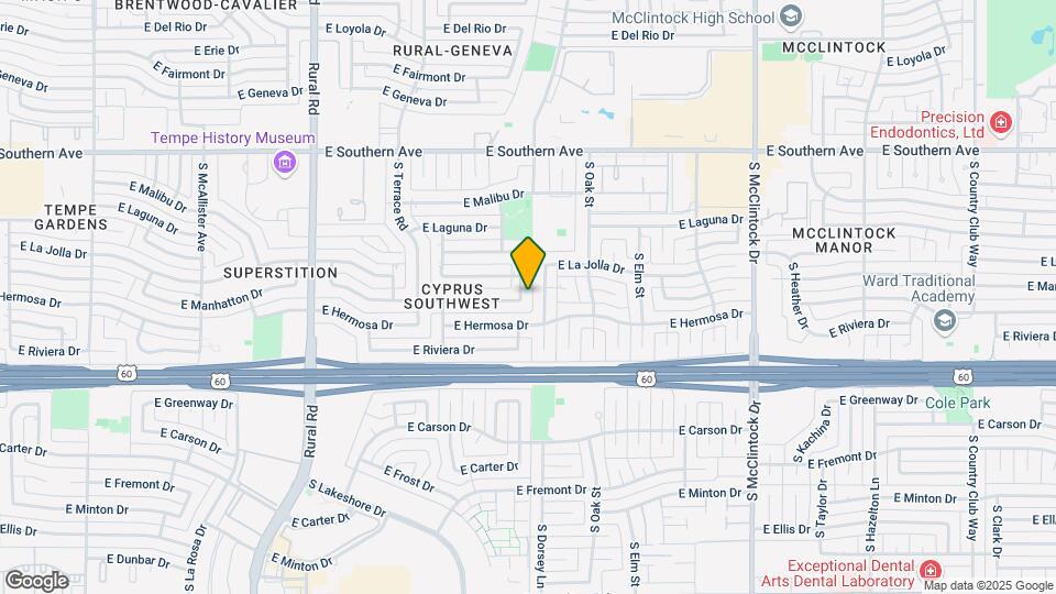 3723 S Kenneth Pl Map and Location Details