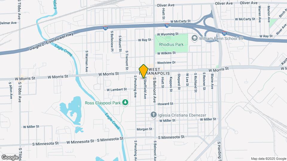 1234 S Sheffield Ave Map and Location Details