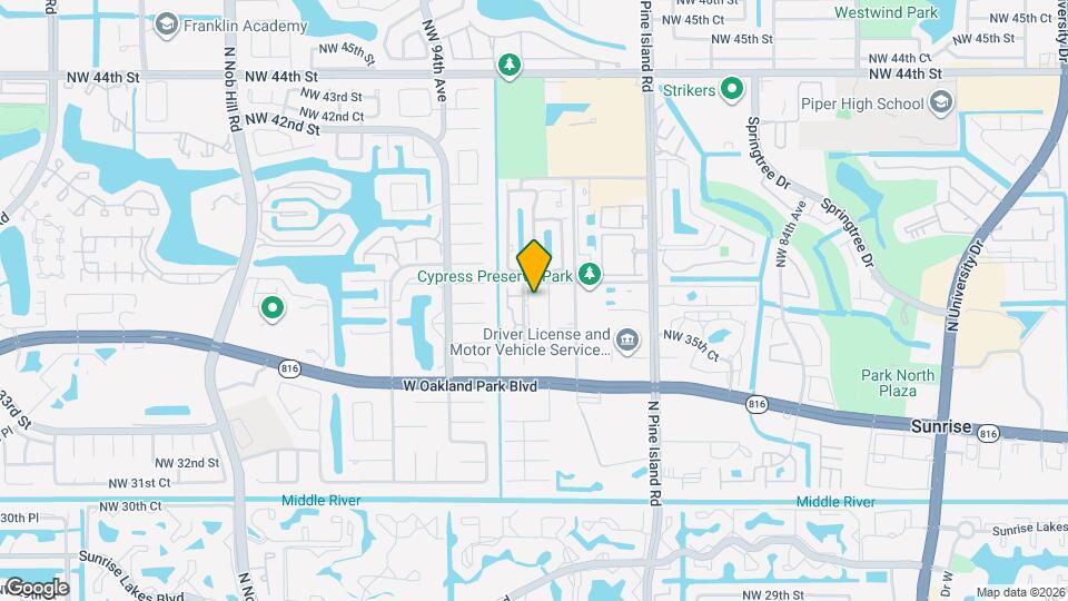3728 NW 91st Ln Map and Location Details