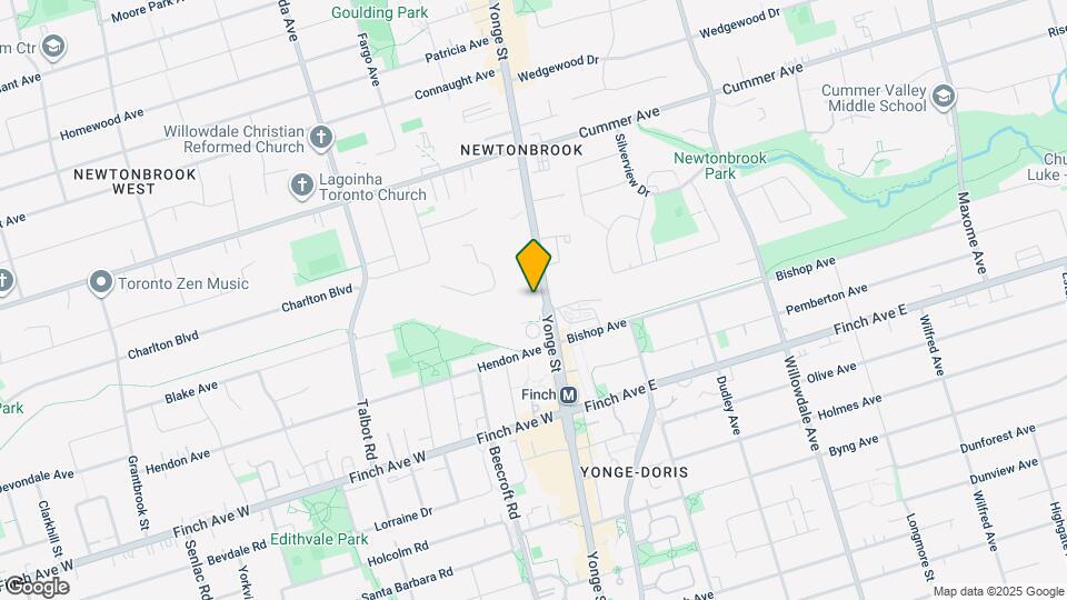5740 Yonge St Map and Location Details